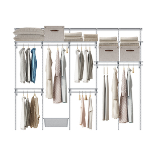 【2.0米衣柜】金属框架衣柜衣帽间走入式衣柜置物架衣帽架挂衣柜