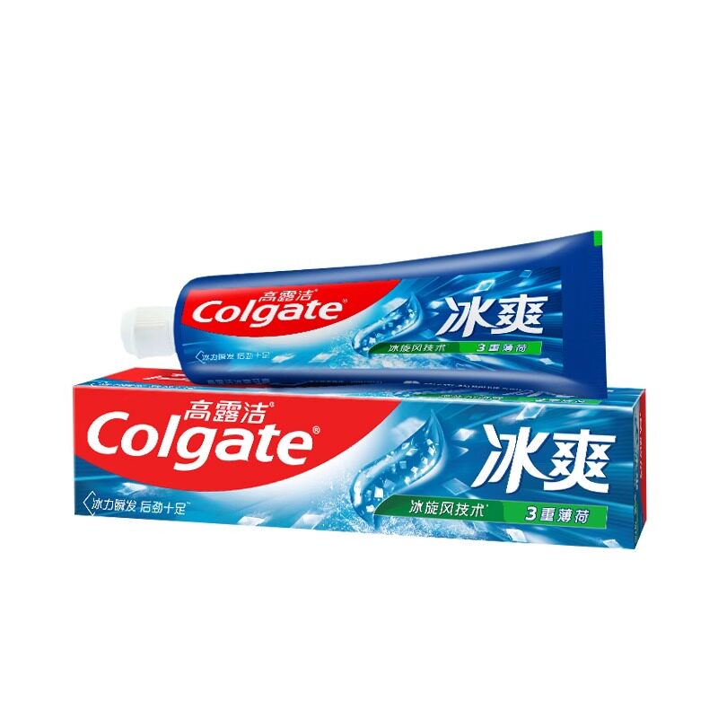 高露洁冰爽牙膏祛口臭大容量180g