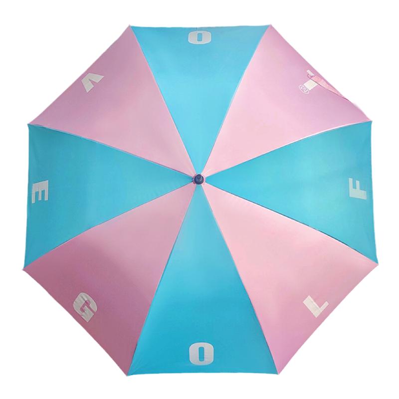 韩国进口bluetee golf防晒遮阳伞高尔夫运动晴雨两用碳纤维黑胶伞