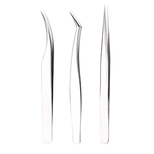 假睫毛镊子夹子专业美睫师嫁接种睫毛专用高精密度金羽夹套装工具