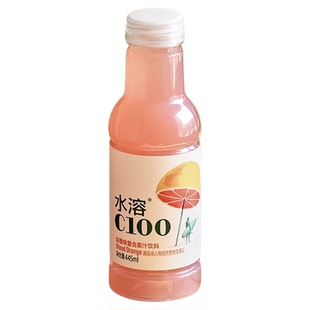 农夫山泉水溶C100青桔汁饮料445ml*15瓶整箱补充维生素VC复合果汁