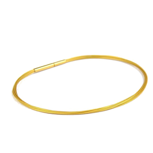 金色钢丝手链手绳可穿3D日月星辰转运珠替换周家绳超细绳防水保色