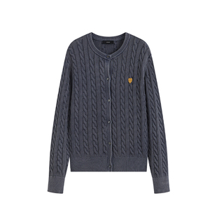 【现货】ICE DUST 26SS 春夏新款水洗做旧毛衣开衫 DOUBLEBOO