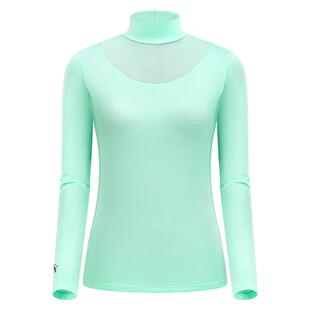 高尔夫女士冰丝防晒衣轻薄透气速干打底衣衫夏季户外长袖上衣服装