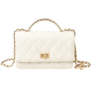 奥康链条包2026新款斜挎包包小香风鱼子酱小方包女款大容量单肩包