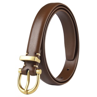 黑色女士皮带2022新款时尚百搭ins风牛仔裤腰带女装饰简约细腰带