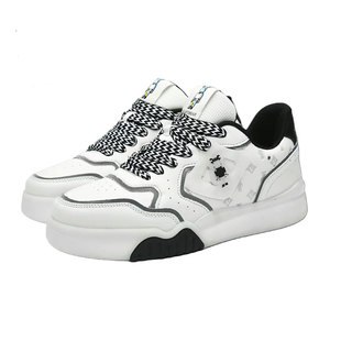 暴力熊新款男鞋2026春季潮流运动鞋子男女情侣百搭低帮休闲板鞋