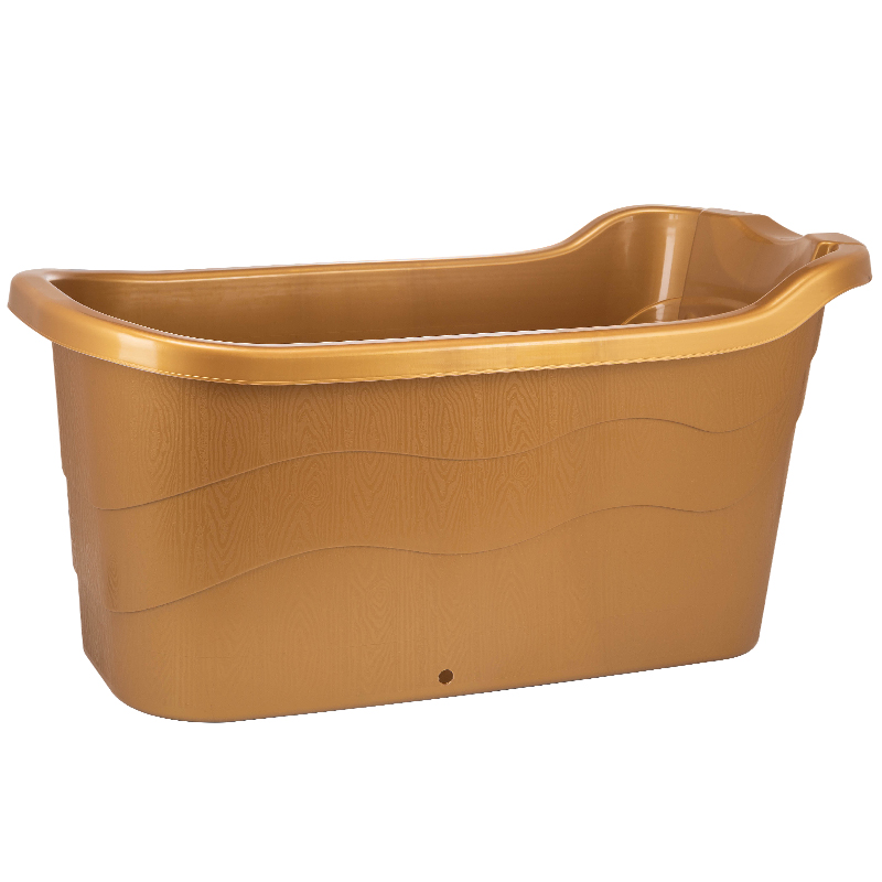 白鸳鸯特厚养生沐浴桶大人泡澡桶成人洗澡桶浴缸塑料特大号浴盆