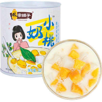 林家铺子黄桃椰果水果罐头