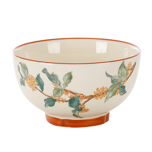 家用陶瓷碗特别好看的饭碗釉下彩4.5寸米饭碗汤碗高级感餐具面碗