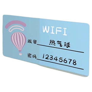 拾溪映像WiFi提示牌指示牌账号密码手写定制加厚亚克力2mm厚度贴墙标识牌直播间专用饭店咖啡馆 wifi网络覆盖
