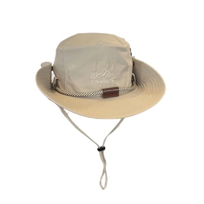 2025徒步夏季西部牛仔速干新款露营登山帽女户外防水遮阳防晒帽子