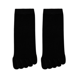 雅鹿袜子男五指袜ins潮网红分趾中筒袜长袜运动吸汗防臭棉袜五趾