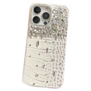 Luxury Rhinestone Case for IPhone 16 15 14 13 12 11 Plus Pro Max XS Max Diamond Custom Girl Cover