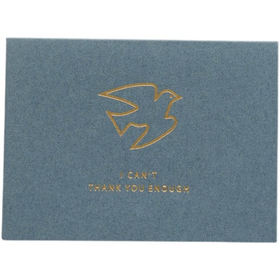 森屿叶烫金信封节日小卡片