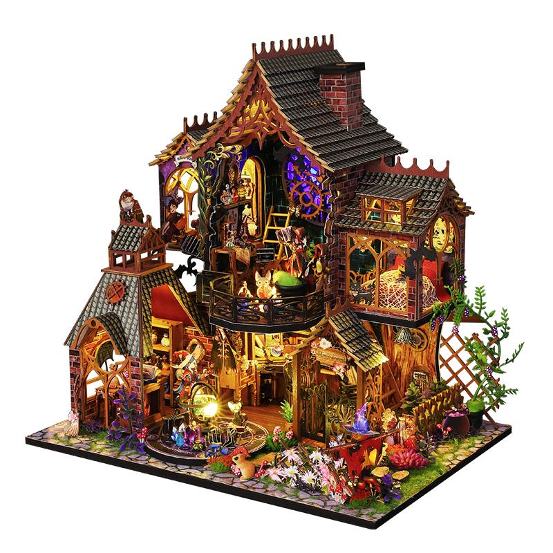 巧乐星哈利魔法微缩场景手工小屋