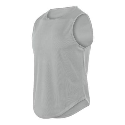 男士背心夏季薄款运动健身无袖t恤夏季圆领宽松潮流潮牌纯棉上衣