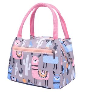 上班族带饭包铝箔手提饭袋兜加厚便当餐包小学生卡通可爱保温饭盒