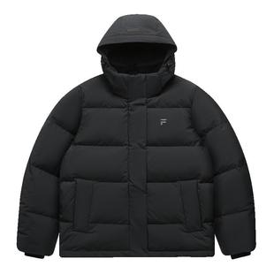 FILA FUSION斐乐潮牌羽绒服女2025冬季新款时尚休闲保暖连帽外套