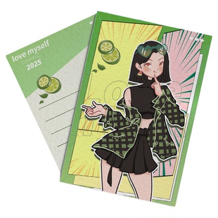 沉墨纸品七色超清丽琦明信片来图定制特种纸双面动漫照片打印自印