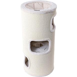 哼尼剑麻桶猫爬架猫窝猫树一体多层猫窝多猫玩具四季保暖桶不占地