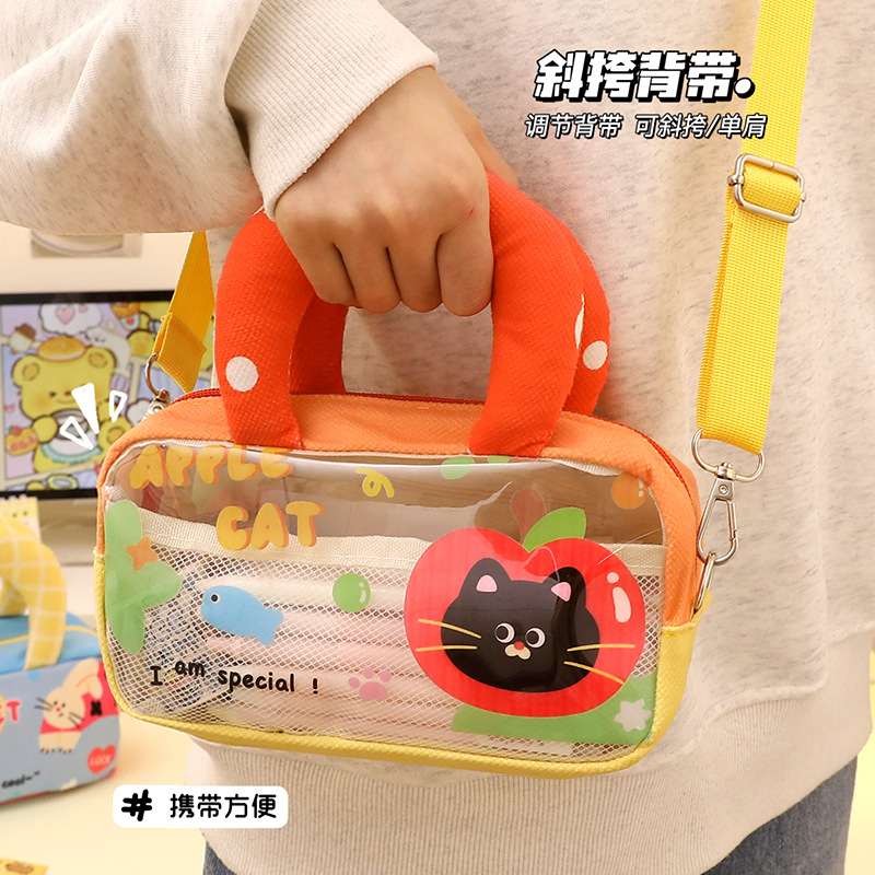 大容量笔袋批发学生手提袋子袋单肩小背包小号批发包可爱加文具