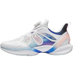 安踏儿童运动鞋女童霓裳纤女鞋2025新款女大童跑鞋纽扣童鞋子轻便