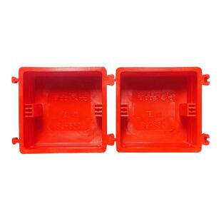 60只装 86型50暗装接线盒可拼接组合连接组装连体卡扣式双联底盒