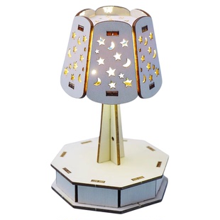 智能声控台灯语音控制可开关变色 小学生科技小制作科学手工材料