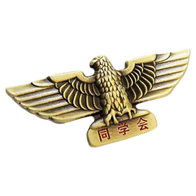 同学会纪念礼品徽章老鹰翅膀胸针胸章学生会胸牌同学集会纪念饰品