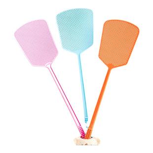 熟胶长柄苍蝇拍打不烂家用耐用蚊子加长拍手动蚊塑料拍子拍不烂