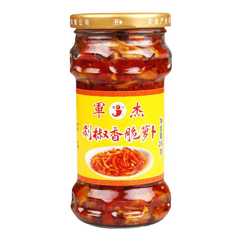 湖南隆回特产军杰香脆萝卜香辣脆