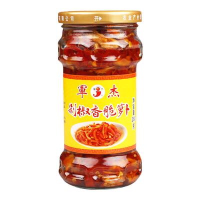 湖南隆回特产军杰香脆萝卜香辣脆