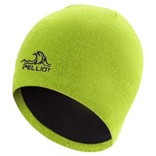 【晴川】伯希和户外针织帽荧光绿Polartec登山冷帽滑雪羊毛帽子女