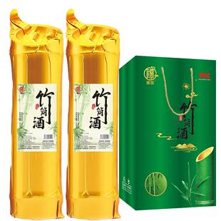 原生态竹筒酒52度鲜竹酒江西特产竹酒粮食竹子酒水竹桶酒整箱6瓶