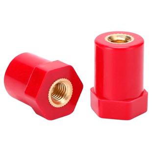 JYZ/SB半杆红色绝缘子绝缘间隔柱新能源直径14小型绝缘支柱M4M5M6