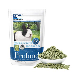DR.Bunny兔博士成兔粮高纤维素兔子饲料粮食除臭配方兔粮1kg