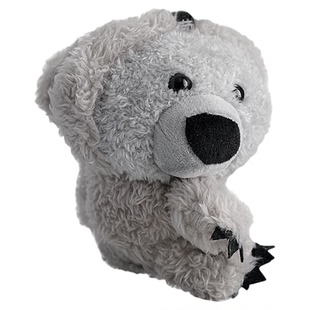 小熊配件掉了灰色考拉帽衫外套胸针玩偶摁扣公仔衣服挂件配饰diy