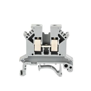 导轨式UK2.5B接线端子排UK3/5/6/10N电压电流保险端子排盒装包邮