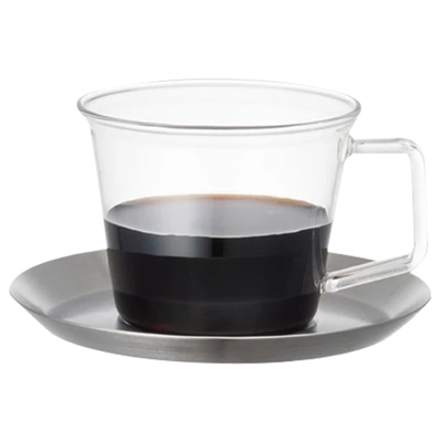 日本kinto玻璃咖啡杯碟