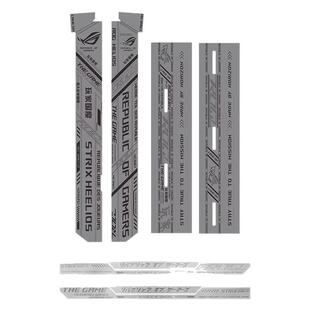 华硕ROG太阳神601创世神GR701电脑机箱定制白色翻毛皮外壳柱子502