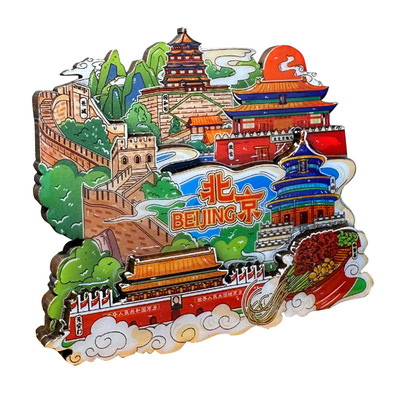 广州深圳城市澳门香港珠海冰箱贴