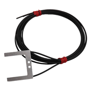 U型光纤传感器对射光纤放大器探头包装端子机标签定位纠偏感应器