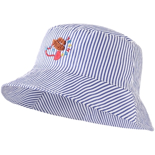 【商场同款】英氏儿童帽子夏季防晒太阳渔夫帽2025新款男童遮阳帽