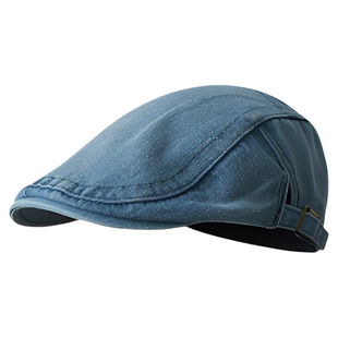 日系牛仔前进帽男潮牌时尚街头风画家帽子英伦风文艺复古报童帽子