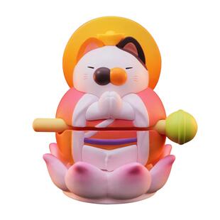 萌物邦QBOOM佛系小动物如愿木鱼盲盒潮玩手办摆件玩具新年礼物