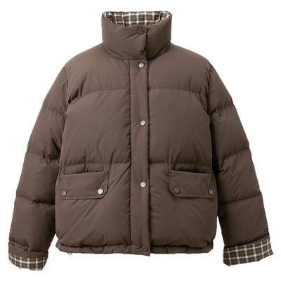 三彩2025冬季羽绒服白鸭绒面包服