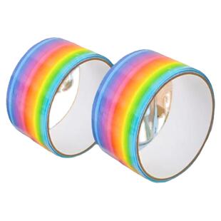 爆款彩虹色系球网红粘球手工透明胶diang解压拉丝彩色ins徒手拉丝