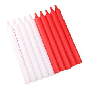 红白蜡烛家用停电应急照明家用供佛烛光晚餐无烟耐烧元宵蜡烛长杆