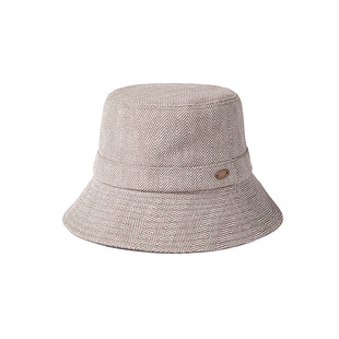 mrduck亚麻渔夫帽男女四季款遮阳防晒盆帽大头围
